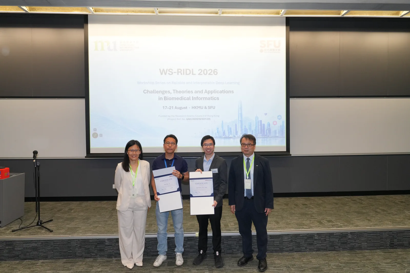 Recognition presentation during WS-RIDL 2026