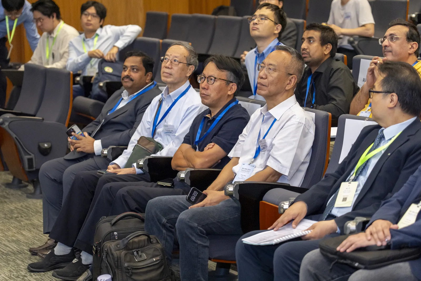 Participants listening during a workshop session