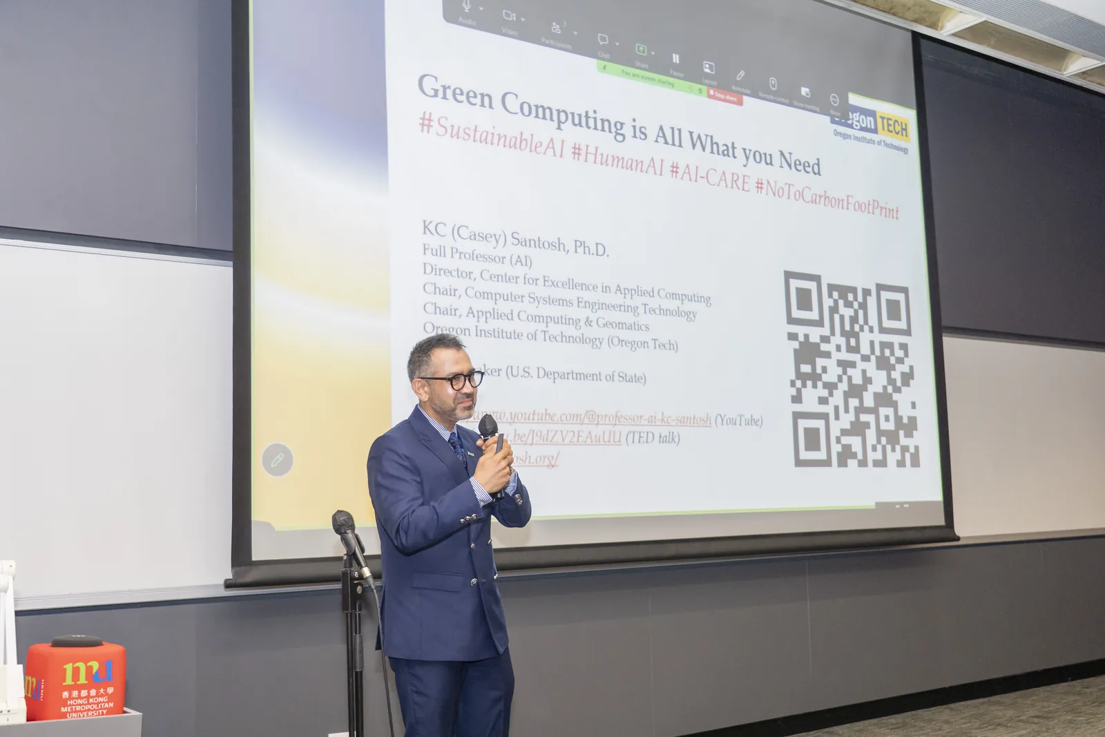 A guest speaker presenting at WS-RIDL 2026
